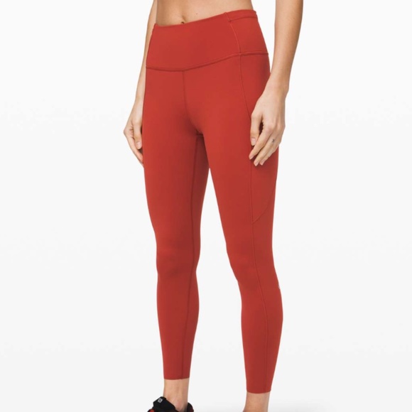 Lululemon Fast and Free Tight II 25" *Non-Reflective Nulux Magma - Picture 2 of 9